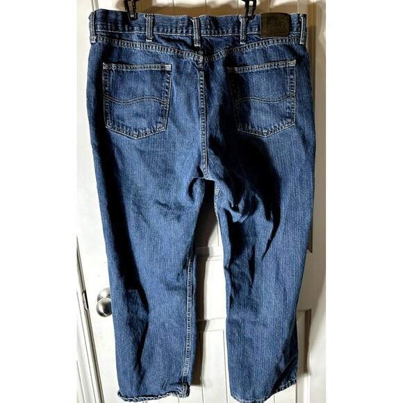 Lee Jeans Mens Relaxed Fit Straight Leg 42x30 Medium Wash - Picture 14 of 15